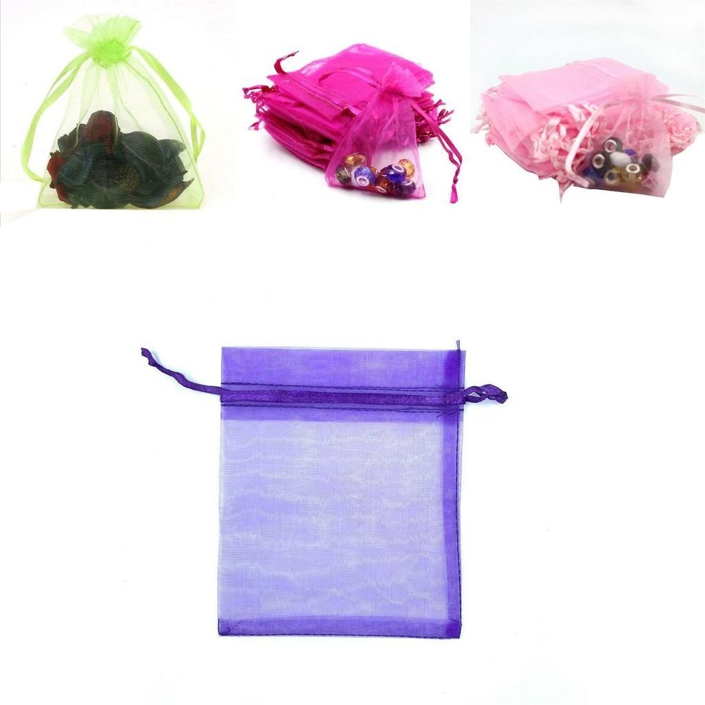 High-quality Organza Bags In White Black Red Grey And More For Party Favors