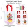 5pcs Graffiti Bag with Marker Children Drawing Toys Puzzle Parent-child Interaction Color Cognition Preschool Activity Props TMZ