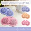 Underwear Laundry Bag Silicone Bra Cleaning Bag Hollow Structure Design Underwear Washing Bag for Home