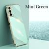 Electroplated Plating Square Frame Phone Case Funda For Samsung Galaxy A56 A36 A26 A16 A55 A35 A25 A15 A 55 35 25 5G Soft Cover