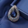Vintage Rhinestone Angel's Tears Brooch – Women's Coat Corsage Accessory