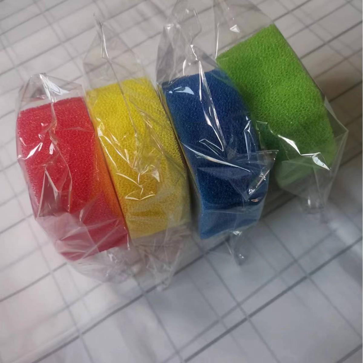 

Оптовая продажа Легко моющаяся Волшебная чистящая губка «Смайлик», Прочные Нецарапающие Кухонные губки для мытья посуды Opp bag 3 pack