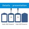 Card Holder Office Business Credit Card Holder With Neck Lanyard Badge Card Case Name ID Card Cover
