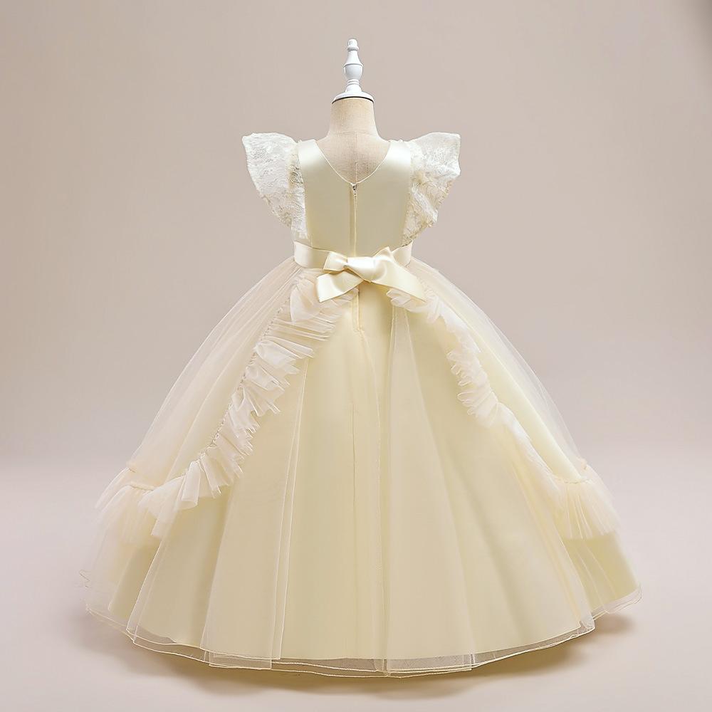 Teen Girls Dress Baby Girls Princess Prom Dress Kids Dresses For Girls Baptism 1st Birthday Wedding Bridesmaid Infant Dress