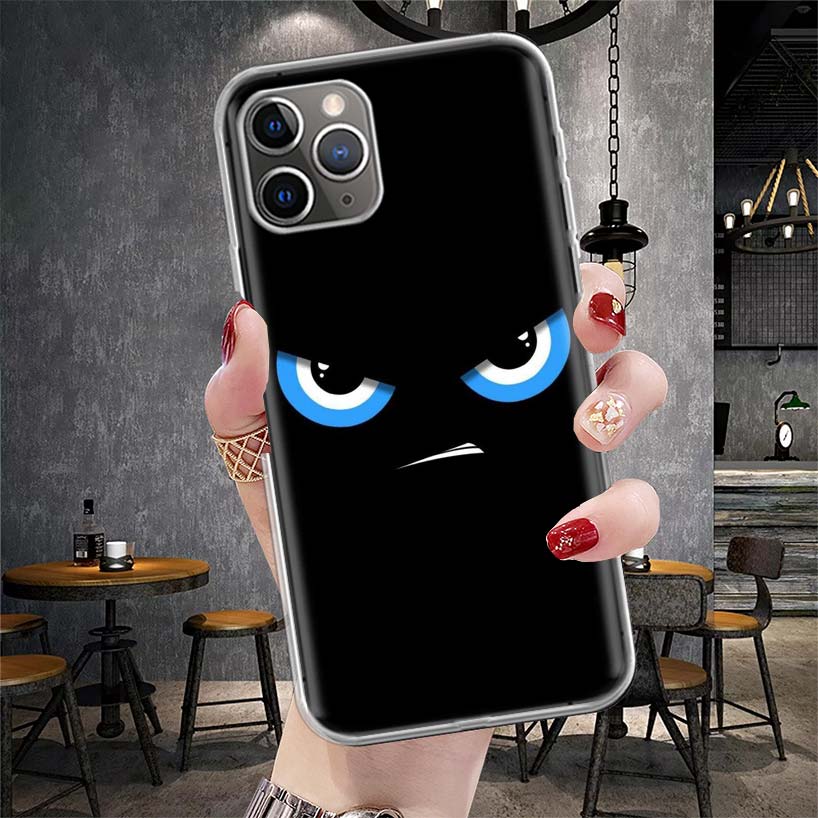 Funny Face Cute Soft Phone Case For IPhone 11 17 Air 16E 16 Pro Max 15 + 14 Plus 13 Mini 12 Apple 7 SE 8 Fundas Coque 11 17 Air