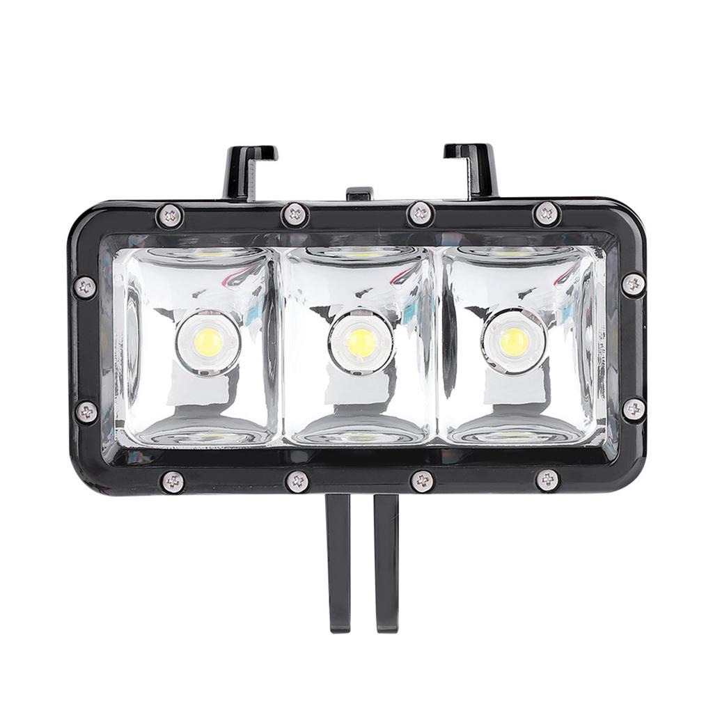 30m 98.4ft Mini Underwater Waterproof Diving LED Video Light Fill Lamp for Hero for SJCam