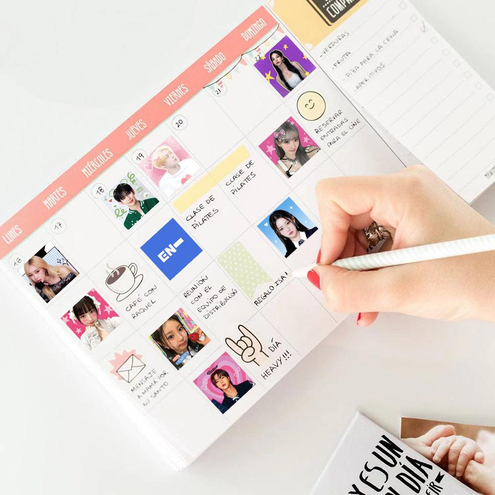 Skzoo Idol Roll Stickers 500 Pcs Adhesive Labels For DIY Journal Scrapbook Phone Case Polaroid Decoration Fans