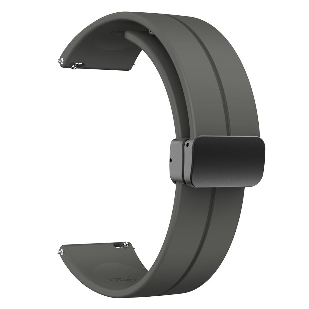 Magnetic Folding Buckle Band For TicWatch Pro 3 Ultra GPS/LTE Silicone Strap For TicWatch E3 /GTX/GTH/E2 Bracelet Accessories