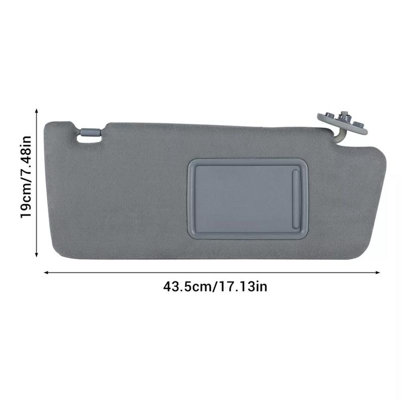 Artudatech Gray Sun Visor Left & Right 74320-04181-B1 74310-04181-B1 For Nissan Altima 2013-2018
