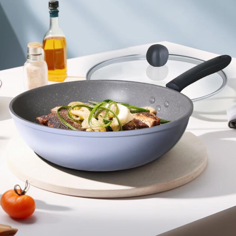 Cooker King Artisan Purple Maifan Stone Non-Stick Wok