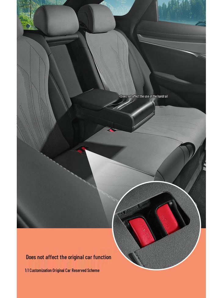 BYD Sea Lion 07EV Suede Car Seat Cushion