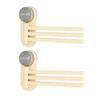 Suction Cup Rotating Towel Rack 3-Arm Free Rotation Towel Holder for Bathroom,Strong Load-Bearing & Ventilated Drainage
