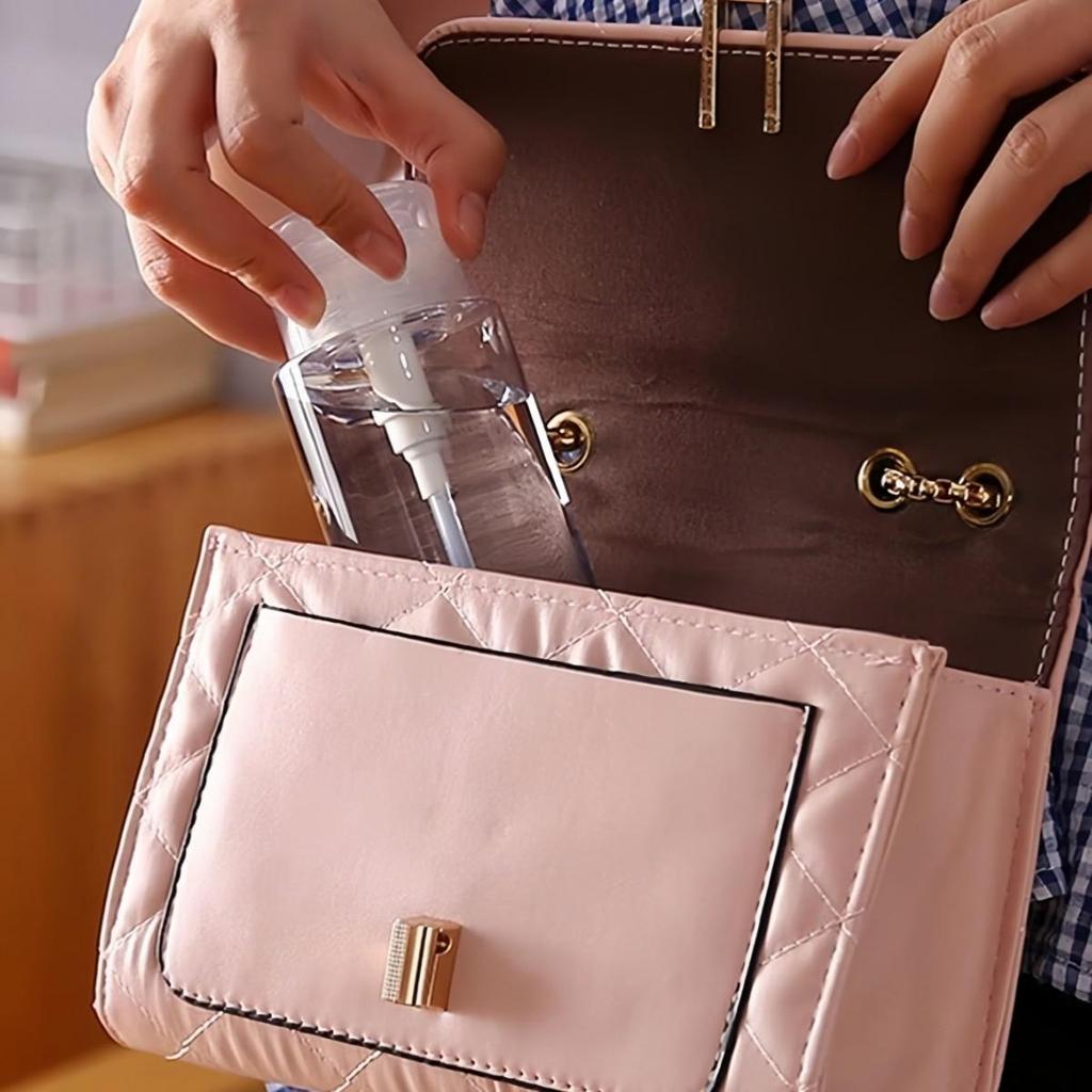 Press-Type Makeup Remover Dispenser - Large, Portable Toner Bottle