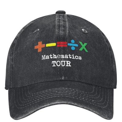The Mathematics Tour ED SHEERAN Baseball Cap Accessories For Unisex Vintage Distressed Washed Hats Snapback Hat