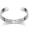 Schwester Geschenk Armband Manschette Armreif Seite an Seite oder Meilenweit Entfernt Schwestern sind Immer im Herzen Nahe Armband Weihnachtsgeburtstagsgeschenke