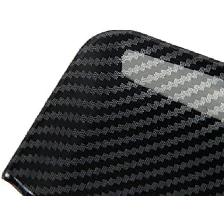 Korlot kolfiber inre bakdörrhandtagsskålskydd lister tillbehör för Ford F150 2021+, för 2023 F250 F350 Super Duty (Bakdörr)