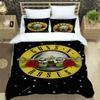 Rock Band Guns N Roses Luxury Bedding Set Duvet Cover Comforter Exquisite Bed Supplies Birthday Gift