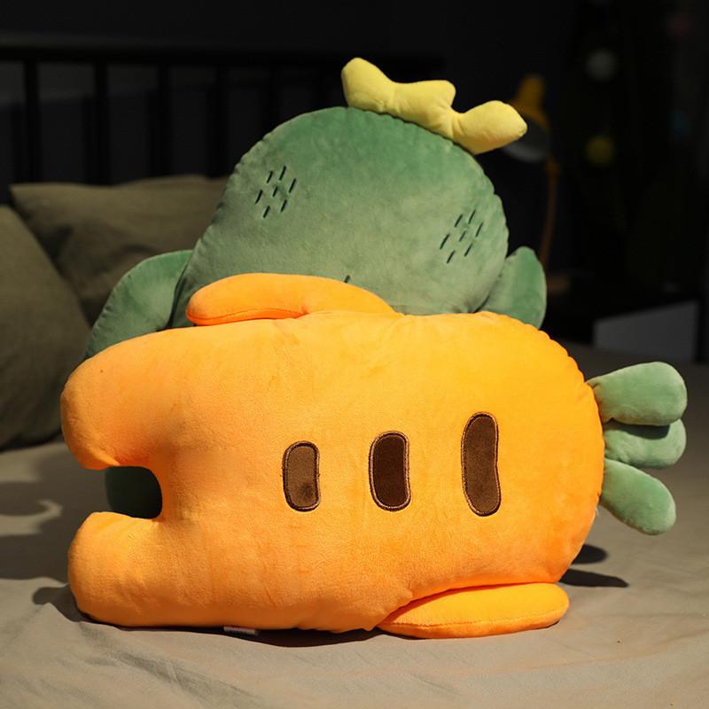 Fluffy 3 Plant In 1 Plush Cushion Cartoon Strawberry Stuffed Toy Cactus Doll