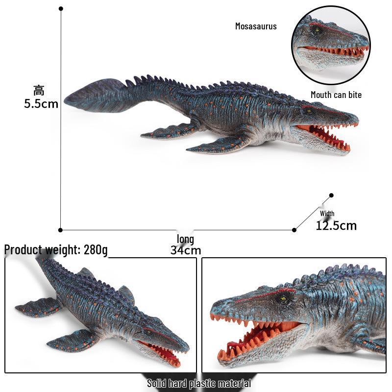 Jurassic Simulation Dinosaur Toys: Spinosaurus, Tyrannosaurus Rex, Mosasaurus