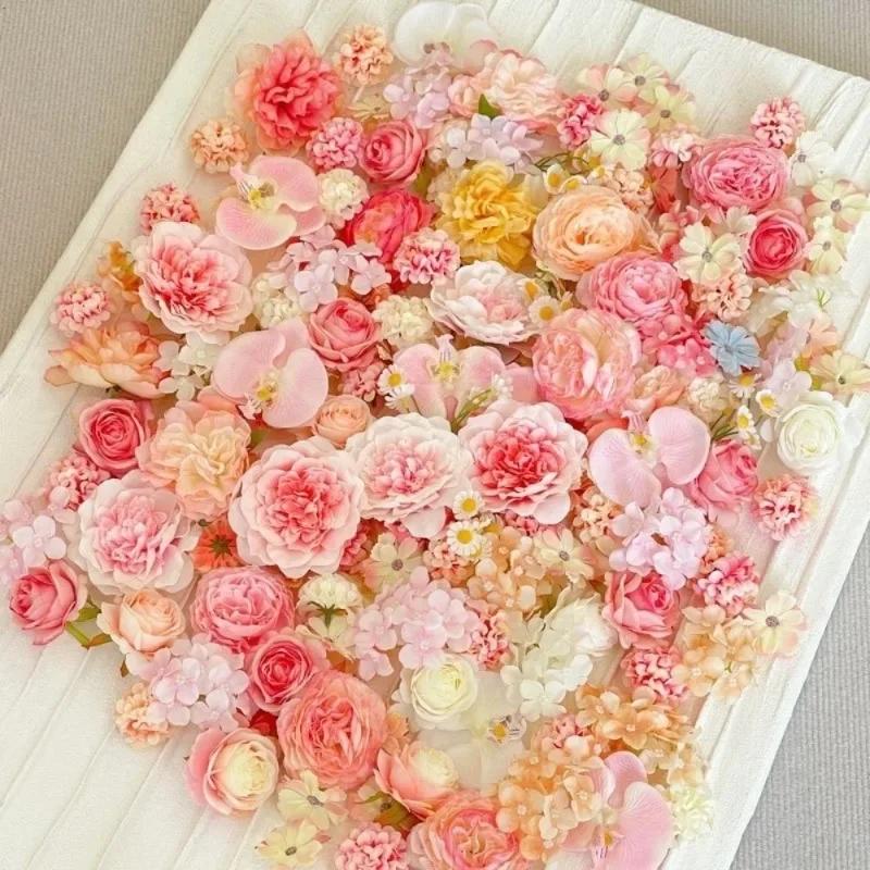 2026 Latest Models 30Pc Mini Random Mix Artificial Flower Silk Fake Flowers for Home Decor DIY Wreath Craft Wedding Party Wreath