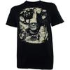 Universal Monsters Mens Collage Dracula Frankenstein Bride Glow T-Shirt