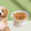 Ceramic Raised Pet Feeder Feeding Station Dog Bowl Stable Cat Dish Water Elevated