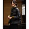 Women's New Chinese Style Velvet Color-Block Down Jacket