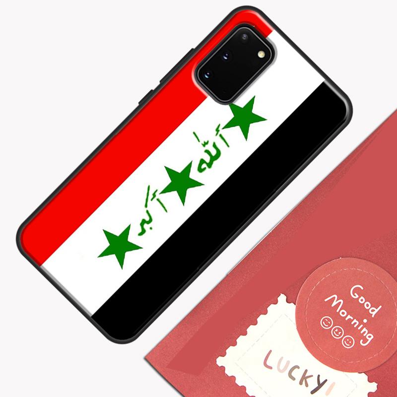 Iraqi Iraq National Flag Phone Case For Samsung Galaxy S24 S26 Ultra S20 S21 S22 S23 S25 Plus S10 S25 FE Cover Shell
