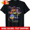 Thats My Granddaughter Out There Volleyball For Grandma T Shirt Vintage Versatile Graphic Unisex Stylish Stretched