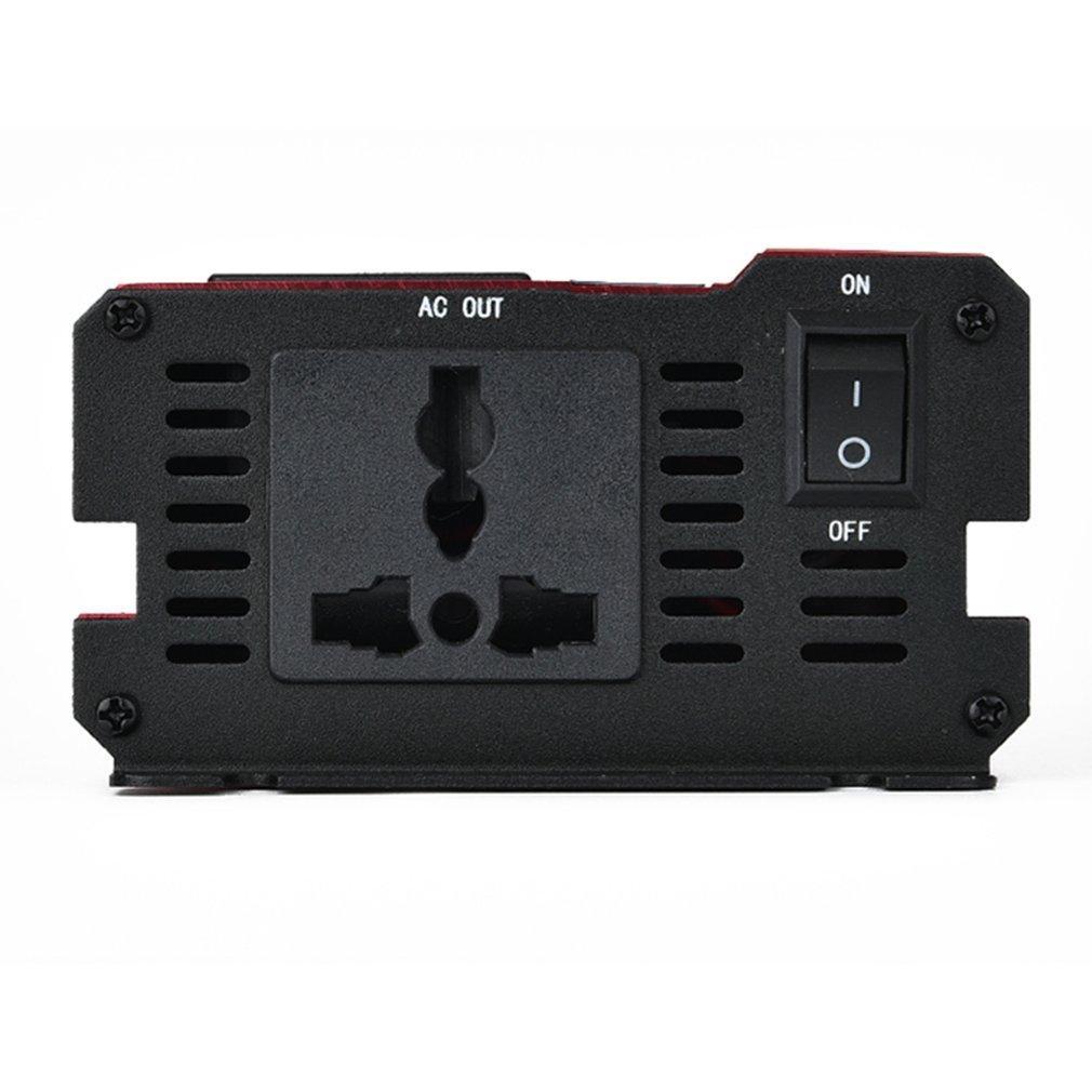 2000W měnič do auta 4 USB výstupní port Duální LED displej DC 12V/24V na AC 110V/220V sinusový měnič