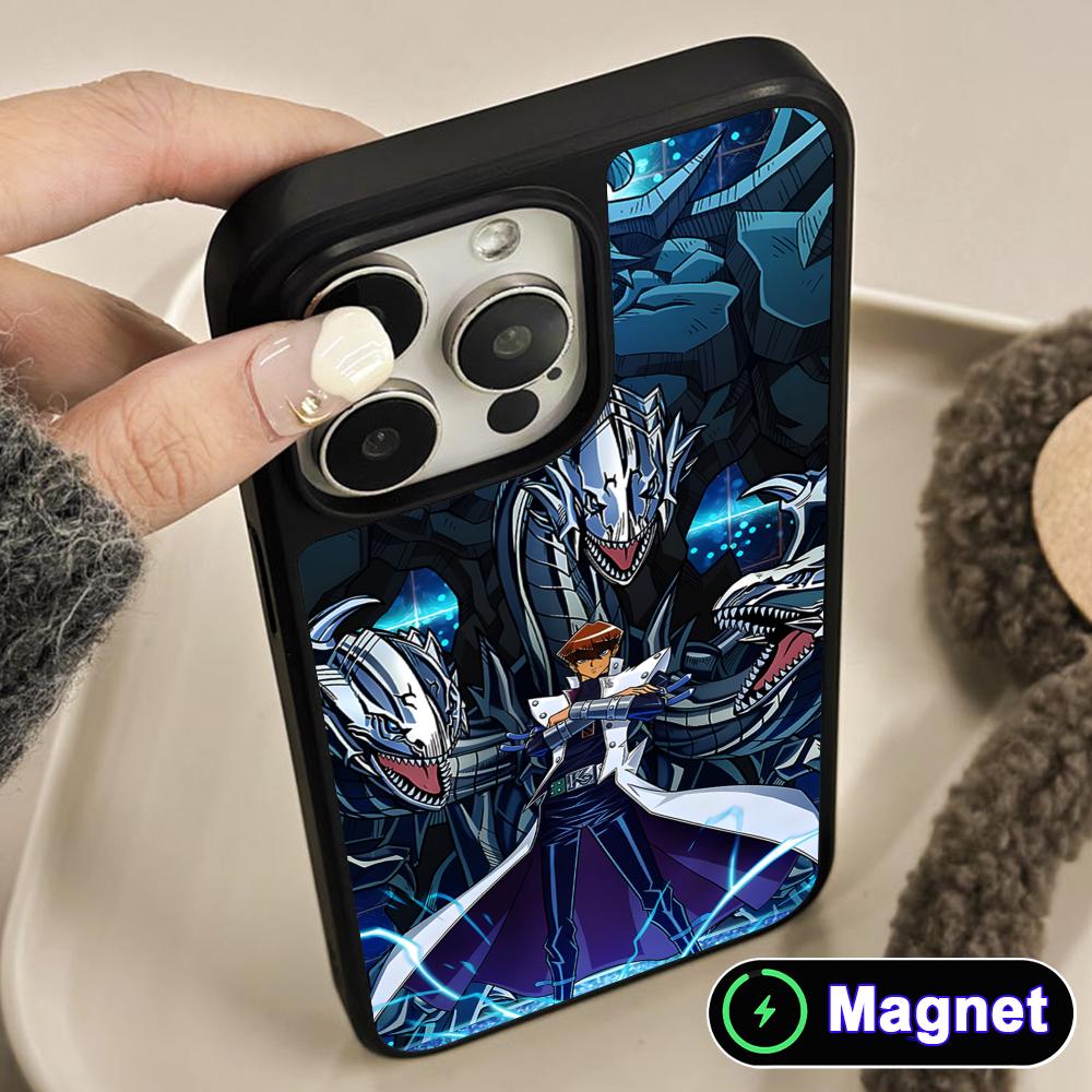 Yugioh Seto Kaiba Phone Case for iPhone 17 16 15 14 13 12 11 Air Pro Max Plus Matte Surface Magsafe Cover
