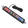 LED Laufschrift 12x72 Pixel 230x50mm Bluetooth APP Programmierbares LED Matrix Panel für Party Auto B
