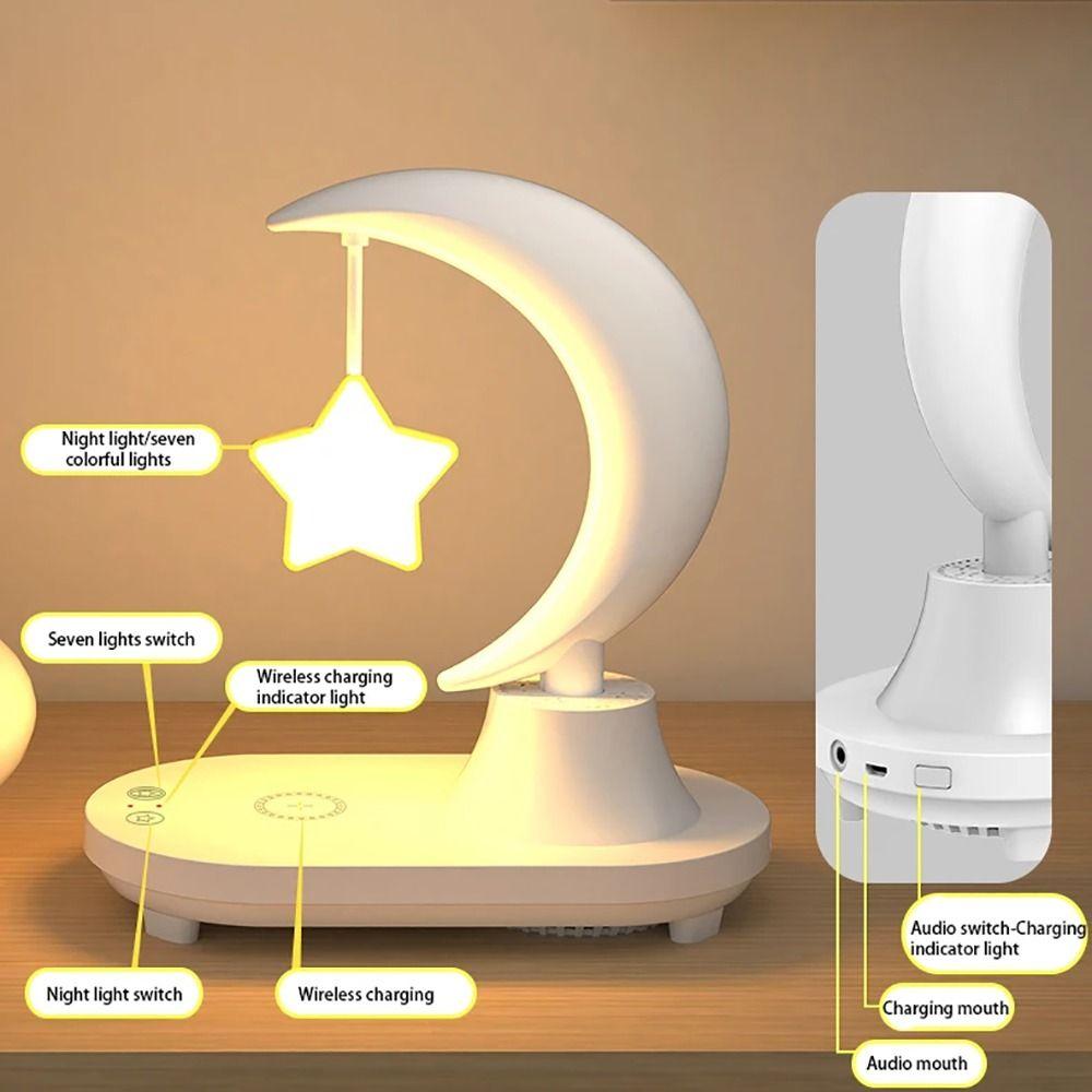 Dimmer Function Music Night Light Bedside Use Bedside Atmosphere Lamp  Office Decoration