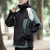 Mens Hooded Bomber Jackets Windproof Fashion Male Windbreaker Loose Coats Men Casual Fashion Hiking Jackets Sports Outwears