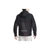 Nike Running Division Aerogami Logo Reflective Design Spliced Hooded Casual Jacket Men Jacket Black FD0410-010