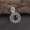 Onice Nero Cab Gioielli con Pietre Preziose Fatti a Mano, Pendente in Argento Sterling Massiccio 925 Gioielli dal Design Unico, Per Donne