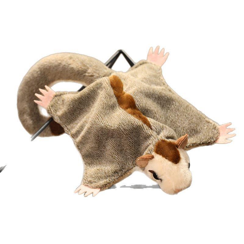 Realistic Sugar Glider Plush Toy With Magnetic Limbs Stuffed Animal Gift For Kids