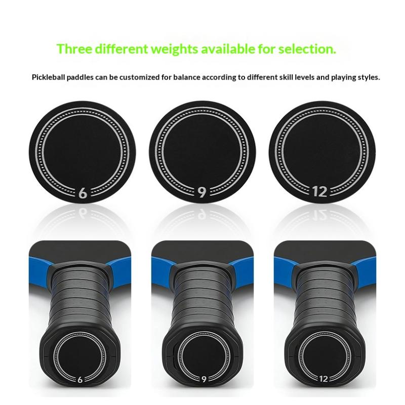 Pickleball Paddle Cover Weights Control Training Fast Swing Response Pickleball Paddle Butt Cover Replacement For Players