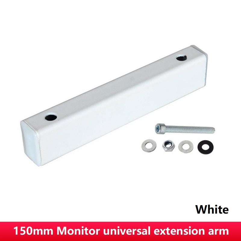 Monitor Universal Extension Arm Black White Desktop Stand Full Motion Steel Suporte Monitor Holder 14"-27" Mount Bracket
