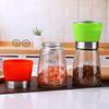 Manual Salt Pepper Grinder Stainless Steel Glass Spice Bottle Household Kitchen Gadgets