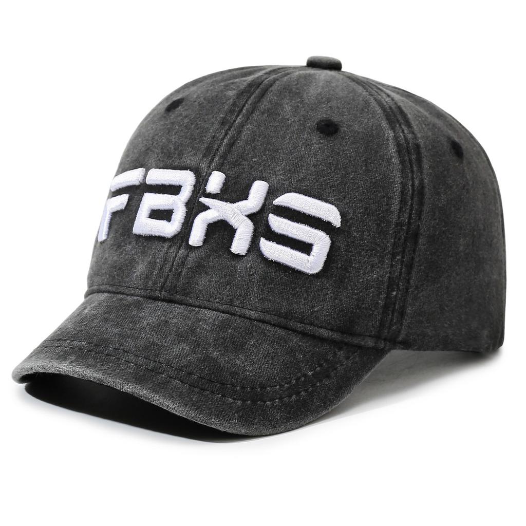 New letter embroidered baseball cap men's and women's fashion short brim sunshade cap spring and autumn sunscreen cap