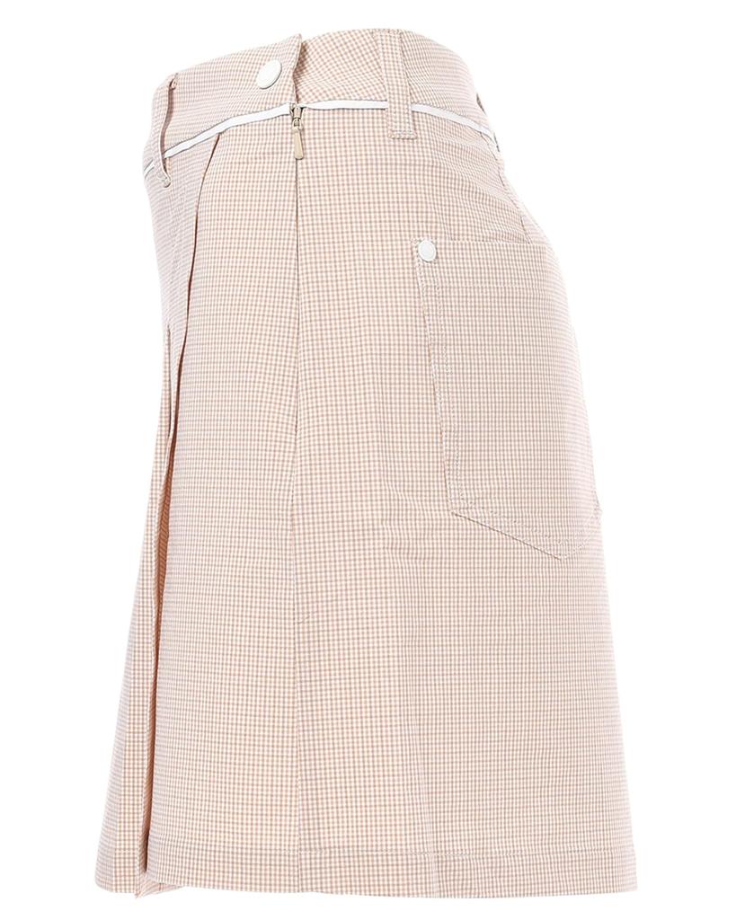 New Balance Golf Culottes Stretch Micro Check Women's (4-Way Pattern) / 012-5139501 042_Beige