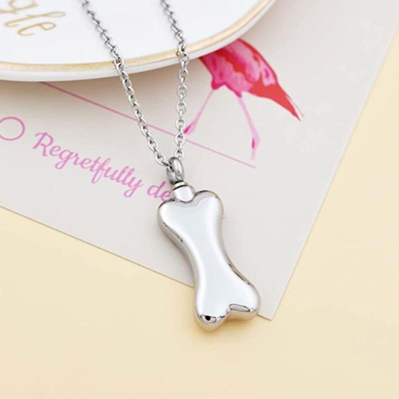 Paw Printings Cremation Urn Bar Jewelry Pet Cremation Jewelry Ashes Necklaces Creative Pet Cremation Jewelry