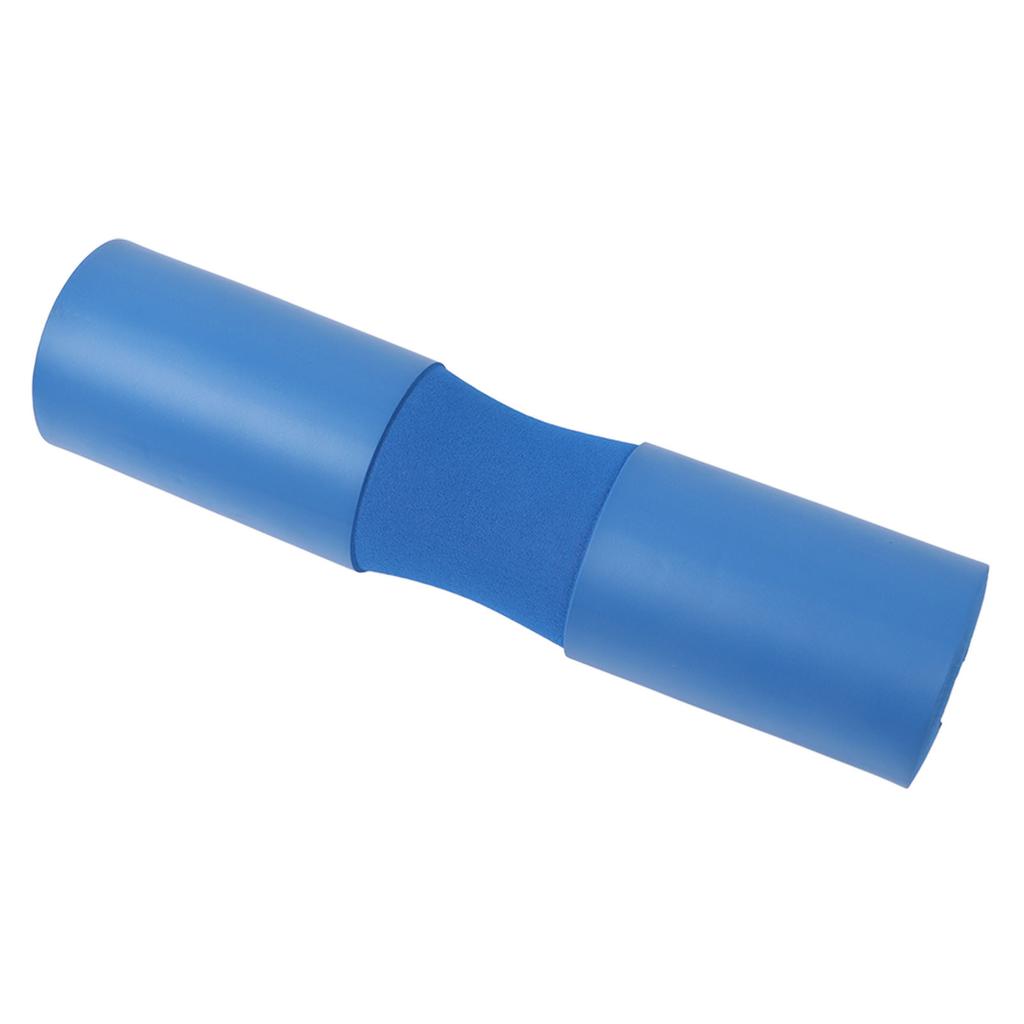 Squat Pad Blue Barbell Pad Thickened Foam Provide Cushion to Neck Shoulder with 2 Strap Squat Accessory for Gym