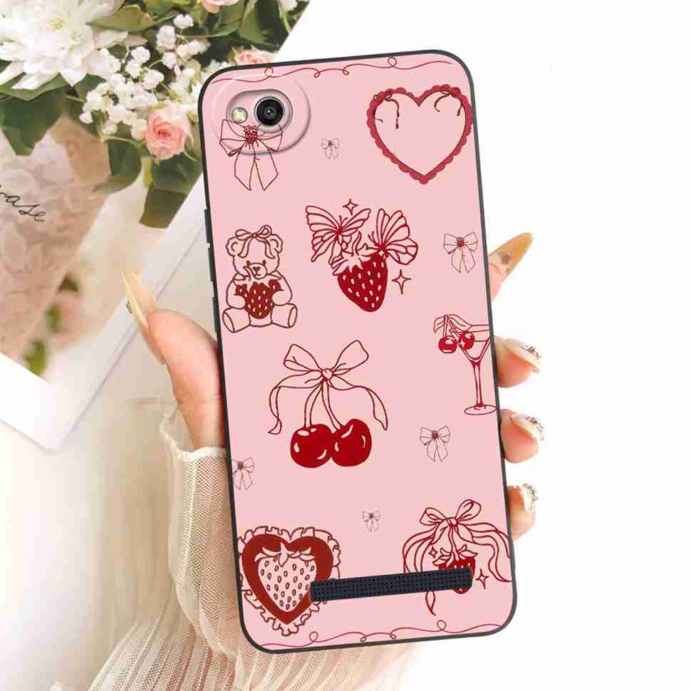 For Xiaomi Redmi 4A Case 5.0" Cute Cat Butterfly Cartoon Soft Silicone Cover For REDMI 4A Redmi 4A Protective Shell Bumper
