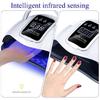 280W Nail Lamp for Nails Gel UV LED Nail Art Drying Tools with 4 Timer Setting