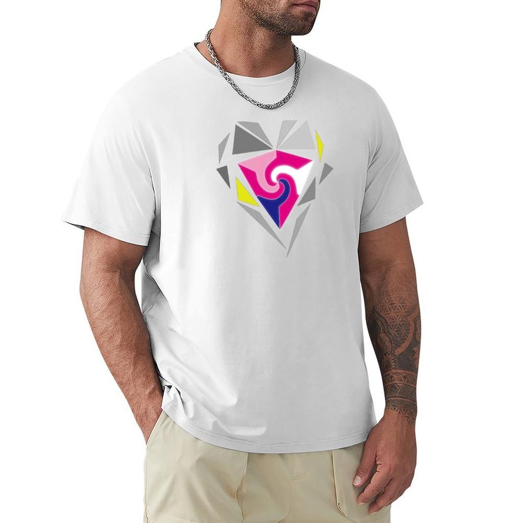 WowakaHitorie Unknown Mother Goose Fading Broken Heart TShirt Vintage Print Crew Neck Tee
