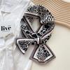 Silk Scarf for Women - Elegant Spring & Autumn Design, Lightweight & Fashionable
