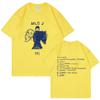 Rapper Milo J Tour T-shirt 111 Album Merch T-Shirts Men Women Fashion Hip Hop Short Sleeve T Shirt Fans Gift Harajuku Streetwear