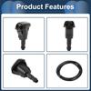 INFINAUTO Front Windshield Washer Nozzle Window Wiper Spray Nozzle with